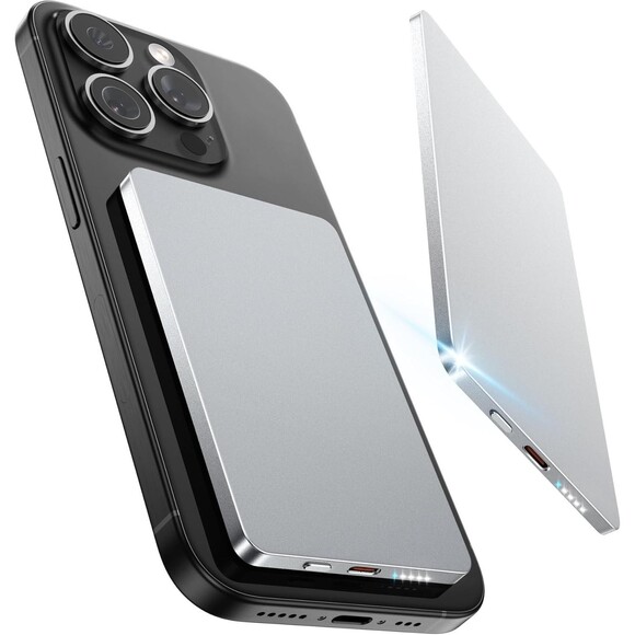 5000mAh for Magsafe Battery Pack Mini 22.5W Wireless Power Bank Fast Charging US - Picture 1 of 4